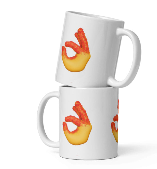 Hot Cheetos Emoji Mug 11oz